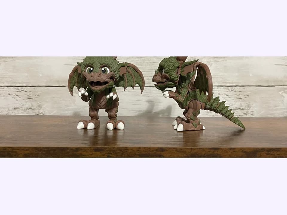 Dragon articulado bosque