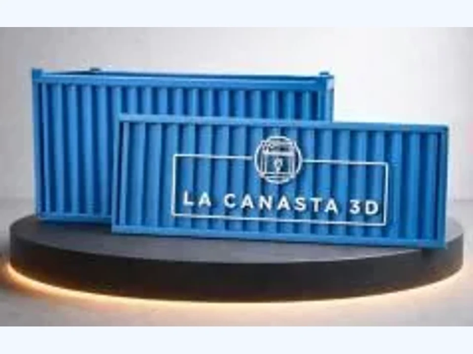 Contenedor con logo