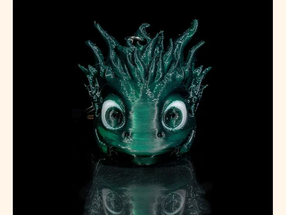 Llavero forest baby dragon