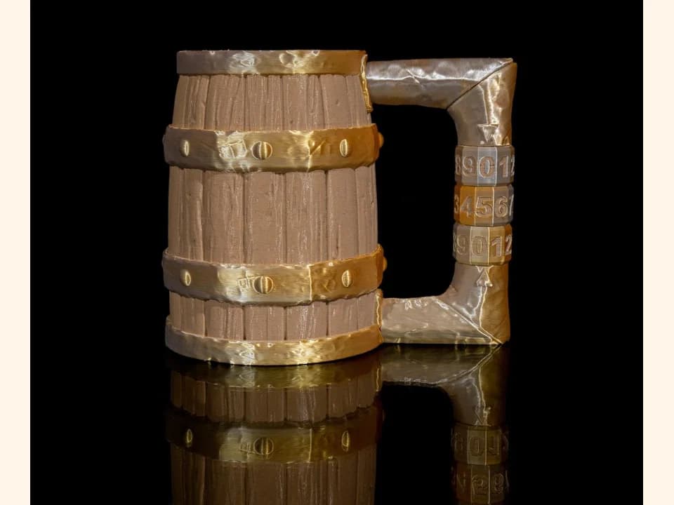 Soporte para lata keg